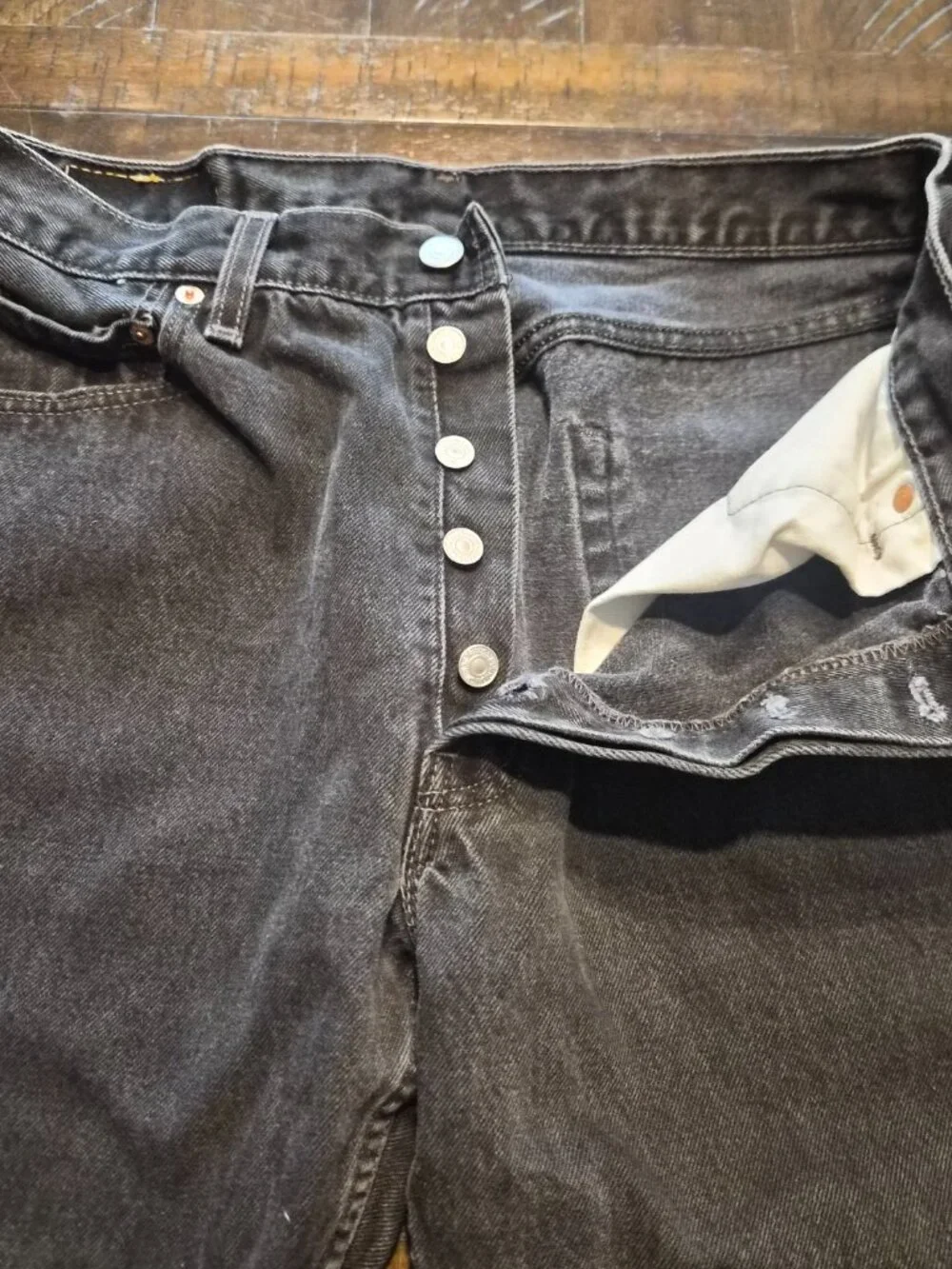 VTG Levis Jeans Mens 34X32 Fits 32x32 501XX Shrink To Fit Fade Made in USA G713